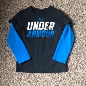 Under Armour Toddler Boys 3T 3/4 Sleeve T-Shirt